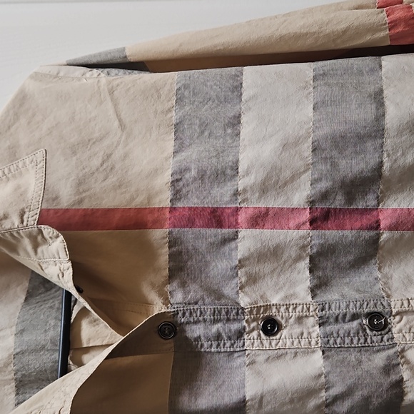 Burberry Brit Nova Check Shirt Wimens Size M - Picture 5 of 12